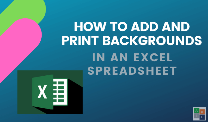 How to Add and Print Excel Background Images image