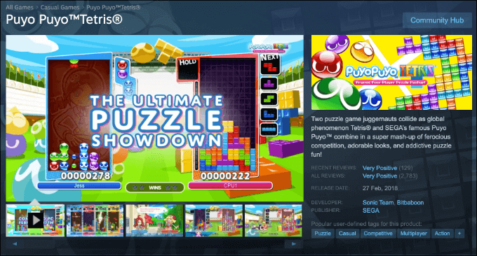 Puyo Puyo Tetris (Windows and Console) image