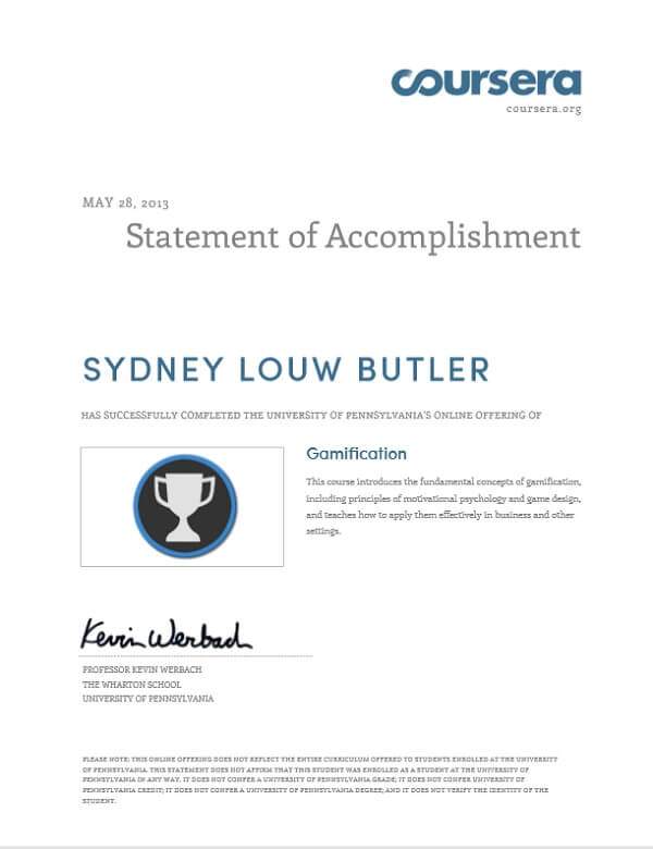 SydneyCertificate - Online Tech Tips Coursera image 2 - SydneyCertificate
