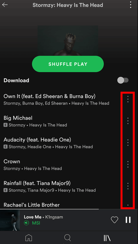 add-songs-playlist-mobile-spotify - Online Tech Tips How To Create a Spotify Collaborative Playlist On Mobile Or Tablet image 4