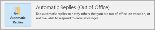 Set Out Of Office Outlook Replies For Exchange Accounts image