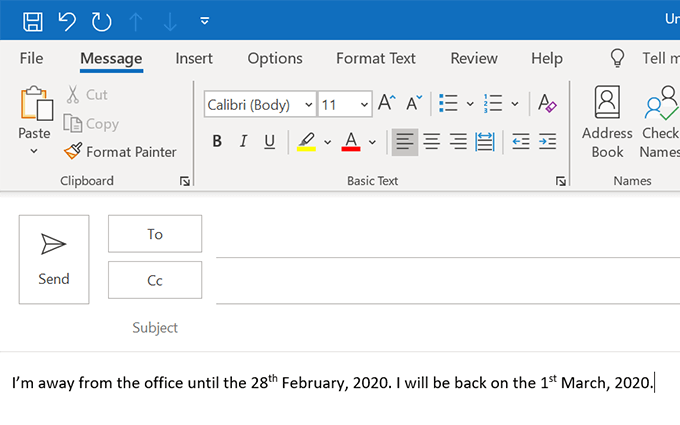 How To Set Out Of Office Replies In Outlook