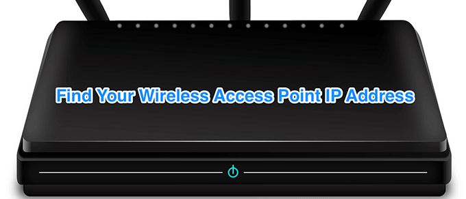 How to Find a Wireless Access Point IP Address image