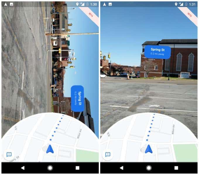See Augmented Reality Walking Directions With Live View image
