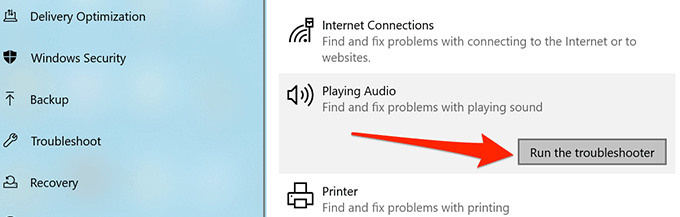 Use Audio Troubleshooter To Fix No Sound On YouTube image 4