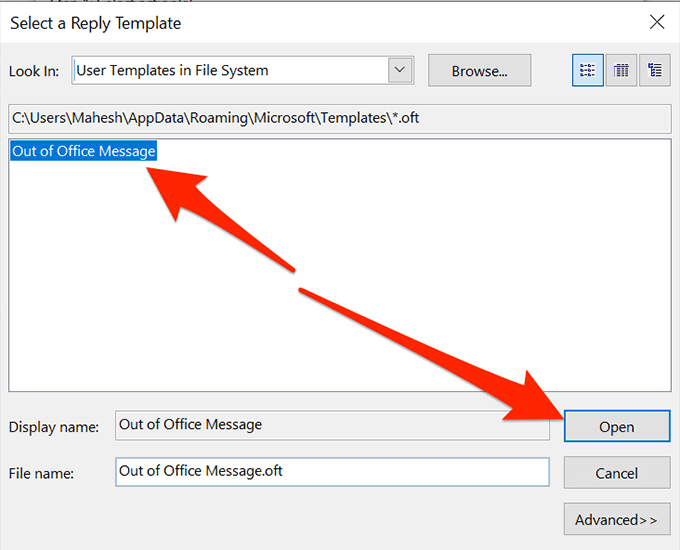 Set Out Of Office Replies in Outlook For IMAP/POP3 Accounts image 11