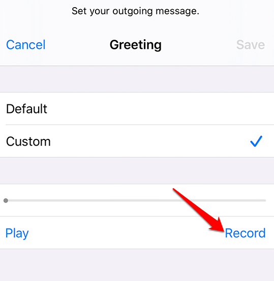 Record a Custom Greeting For Voicemail image 3