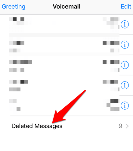 Using Visual Voicemail on iPhone image 4
