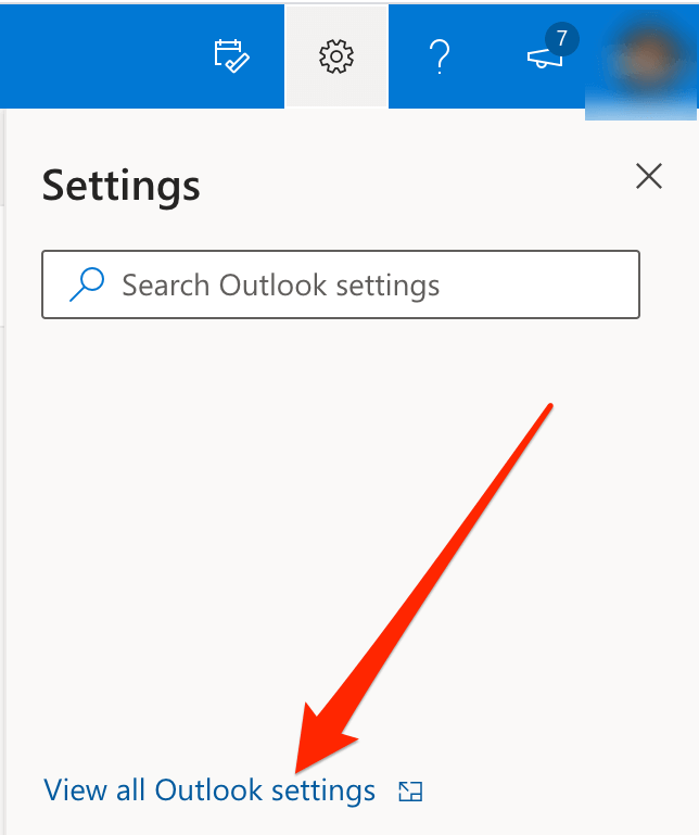 Setting An Out Of Office Reply On The Outlook Web Version image