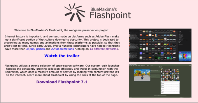 Playing Old Flash Games With BlueMaxima Flashpoint image