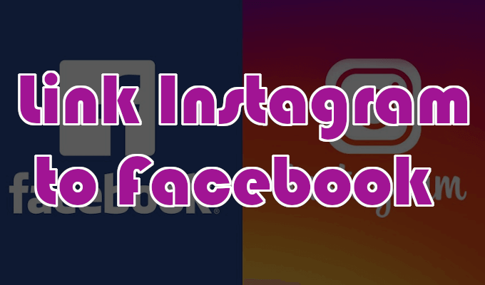 Link Instagram to Facebook image