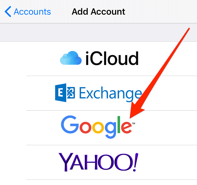 Re-Add Your Google Account To Your iPhone image 5