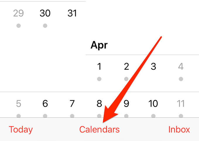Enable The Google Calendar In iPhone Calendar App image
