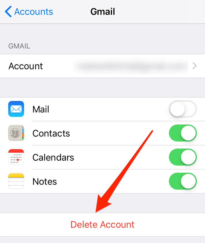 Re-Add Your Google Account To Your iPhone image 3