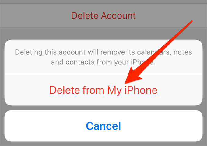 Re-Add Your Google Account To Your iPhone image 4