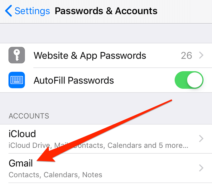 Re-Add Your Google Account To Your iPhone image 2