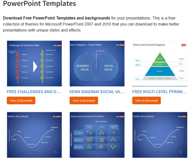 10 Great Websites For Free Powerpoint Templates