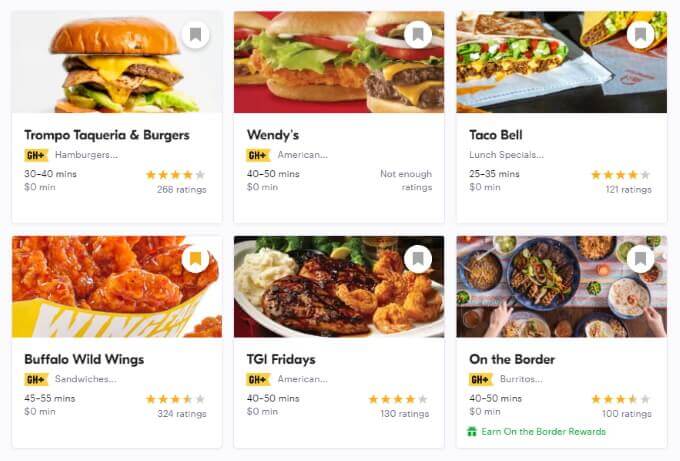 Grubhub vs. DoorDash: Availability image