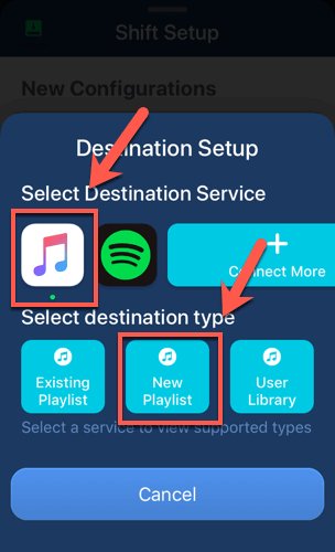 iOS-SongShift-Destination-New-Playlist - Online Tech Tips Using SongShift to Convert a Spotify Playlist to Apple Music on iOS image 9