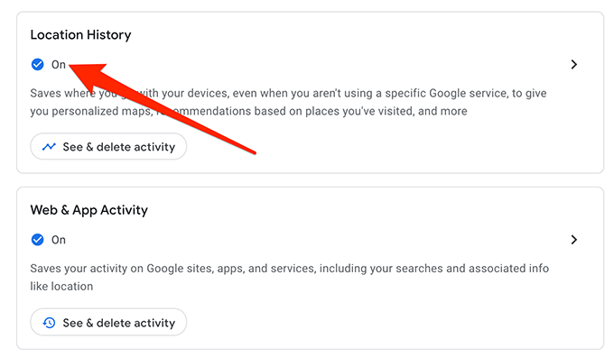 Enable/Disable Google Maps Location History image 3