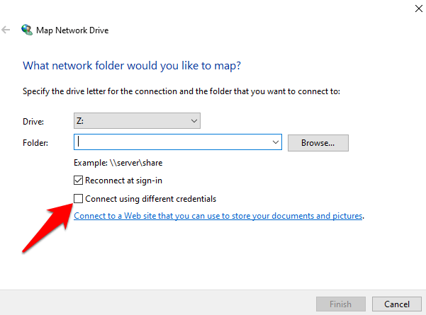How To Map a Network Drive On Windows 10 image 10