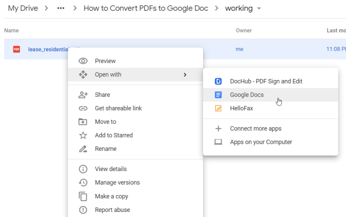 Convert a PDF To Google Doc Format With Formatting image 4