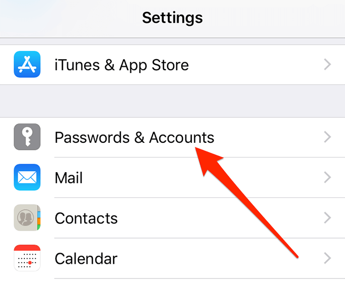 Ensure Calendar Sync Is Enabled In Settings image