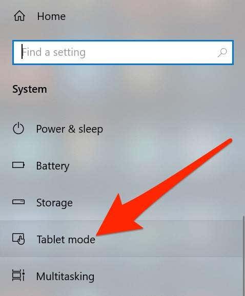 Toggle The Tablet Mode In Windows Settings image 3