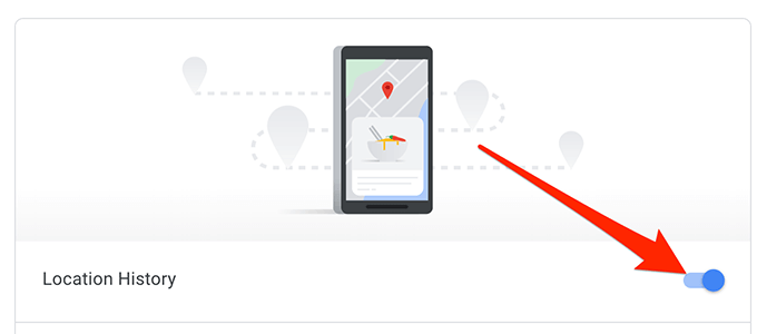 Enable/Disable Google Maps Location History image 4
