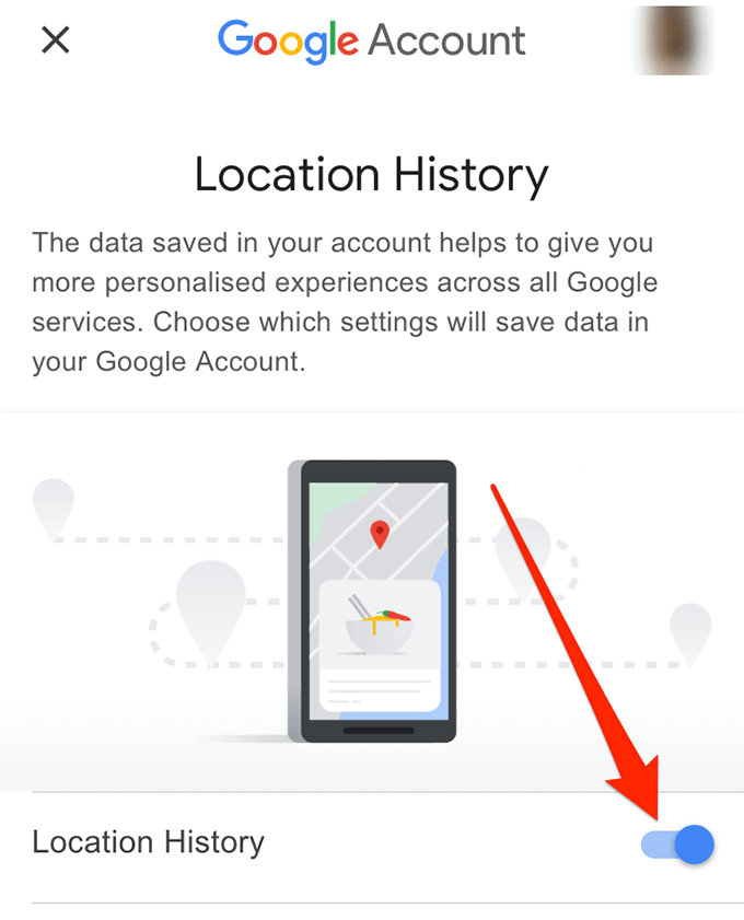 Enable/Disable Google Maps Location History image 13