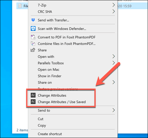 Using Attribute Changer To Change Windows 10 File Attributes image