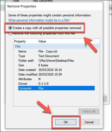 Removing File Attributes Using Windows File Explorer image 3