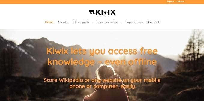Use Kiwix image