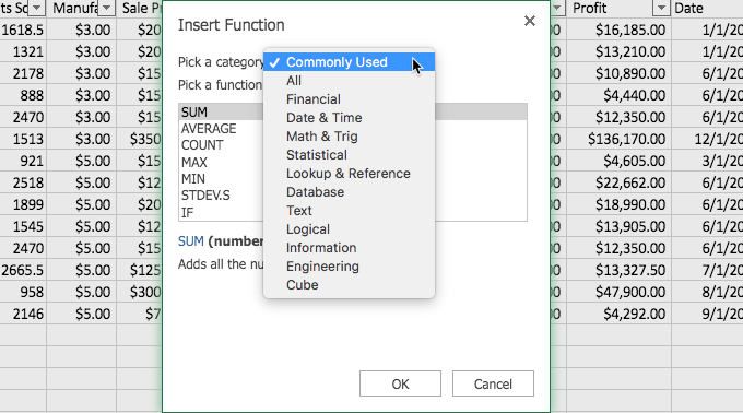 Working With Formulas and Functions image 2