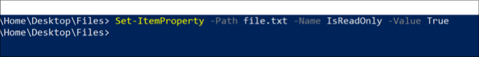 Change File Attributes Using The PowerShell image 3