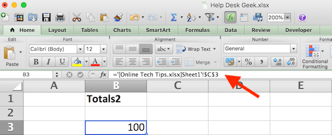 How to Link Cells From Different Excel Files image