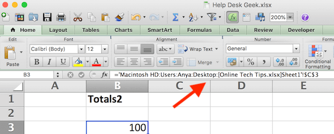 How to Link Cells From Different Excel Files image 2