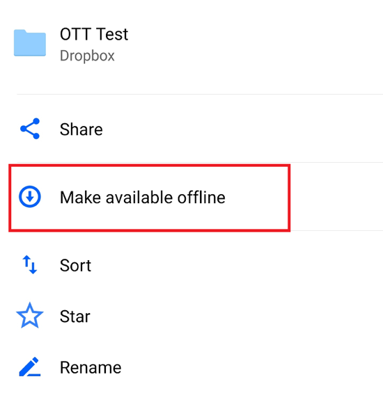 Make Important Files “Available Offline” On Mobile Devices image