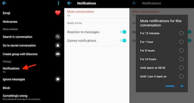 How To Mute Someone On Facebook Messenger image
