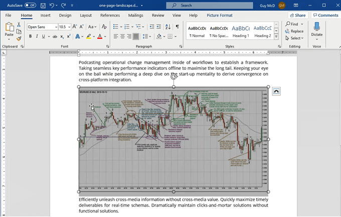 The Point & Click Way To Make One Page Landscape In Word image 2