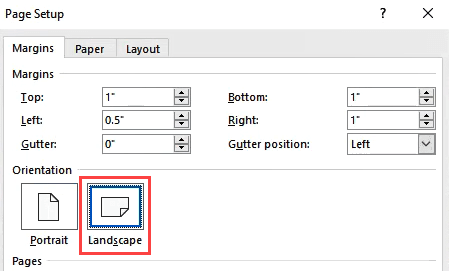 The Fastest Way To Make One Page Landscape In Word image 5
