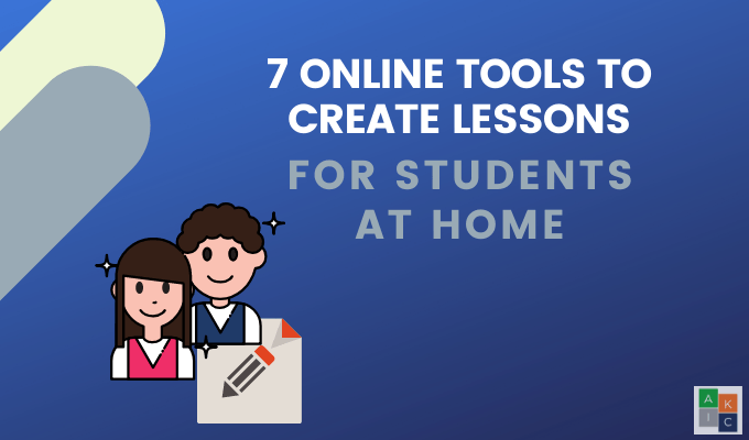 7 Online Tools To Create Lessons For Students At Home image