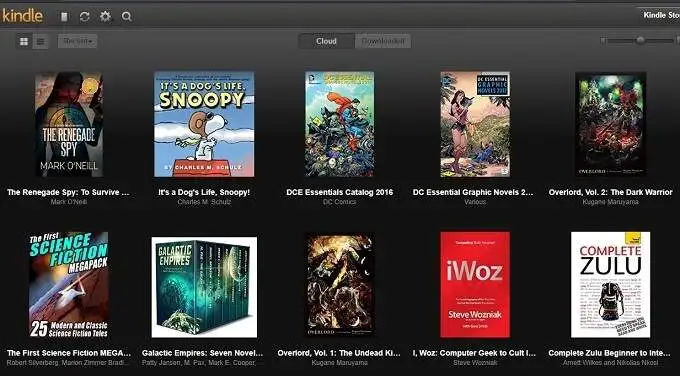 kindle for mac wont open comics