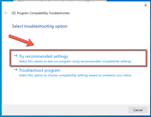Using Windows Compatibility Mode image 4