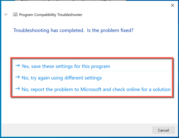 Using Windows Compatibility Mode image 6