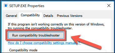 Using Windows Compatibility Mode image 3