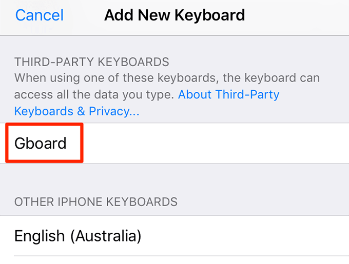 Fix Gboard Not Working On iOS (iPhone/iPad) image 5