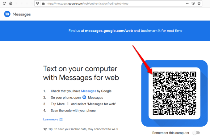 download android messages for pc