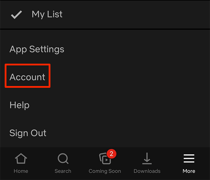 Remove “Continue Watching” Using The Netflix Phone App image 3