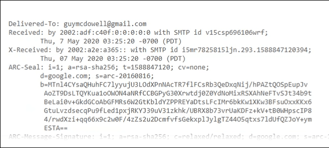 How to Track the Original Location of an Email via its IP Address - 62
